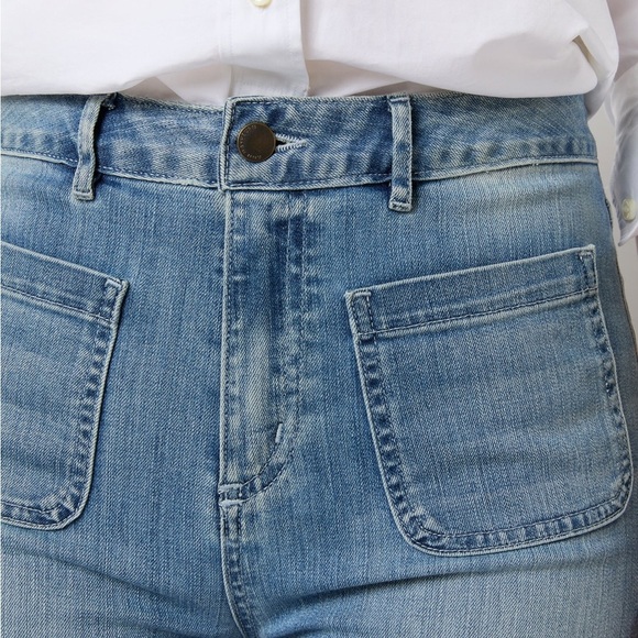 Ann Mashburn Coco Patch Pocket Jean in "7-Year Indigo Stretch Denim" Size 32 - Picture 5 of 16